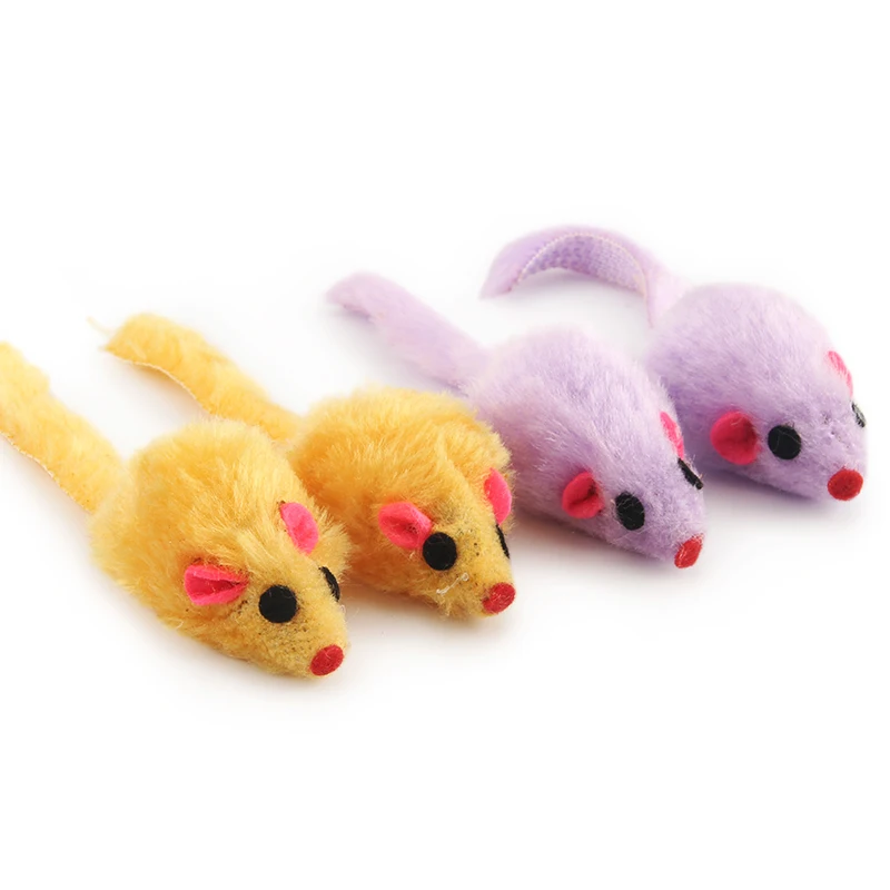 10 шт./Лот игрушки для домашних животных мыши животные кошки помогающая забавная