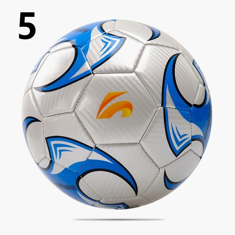 Blue Size 5 Стандартный размер 4 5 футбольный мяч для взрослых детей студентов футбол внутри и на открытом воздухе Обучение конкурс Футбол - Цвет: Blue Size 5
