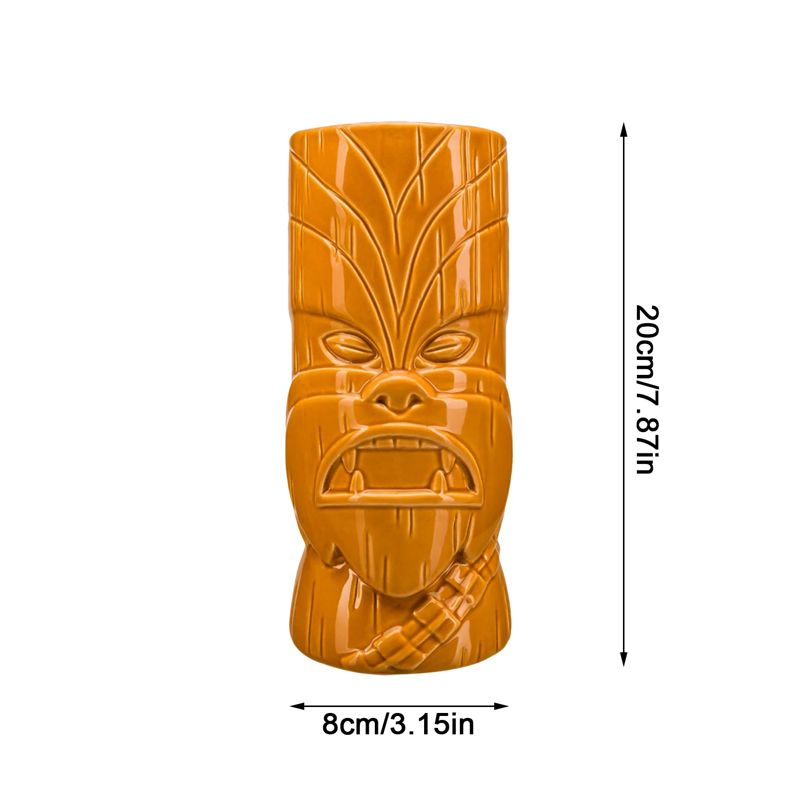 Tazas Tiki creativas para cerveza, tazas hawaianas de resina, para c&oacute;ctel, c&oacute;ctel, sala de casa, oficina, fiesta, Bar, Tiki-5