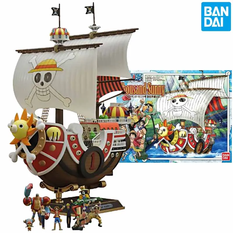 

Фигурка Bandai Hobby-Rise Mg 1/100 One Piece, новая мировая версия, коллекция тысяч солнечных кораблей, набор моделей для сборки, игрушки для детей Gundam