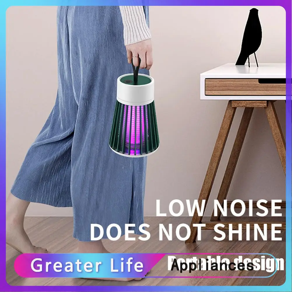 

Electric Mosquito Killer Lamp Portable LED Light Fly Bug Insect Trap Zapper
