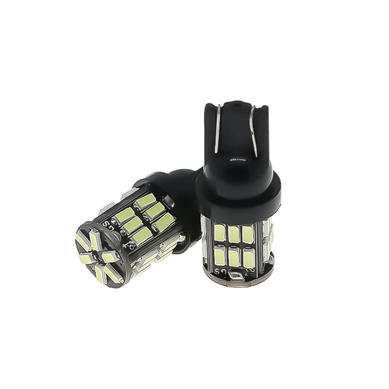 

10pcs Universal T10 3014 30SMD LED Car Clearance Lights Dome Reading Lamp W5W Auto Canbus Error Free Interior Light white