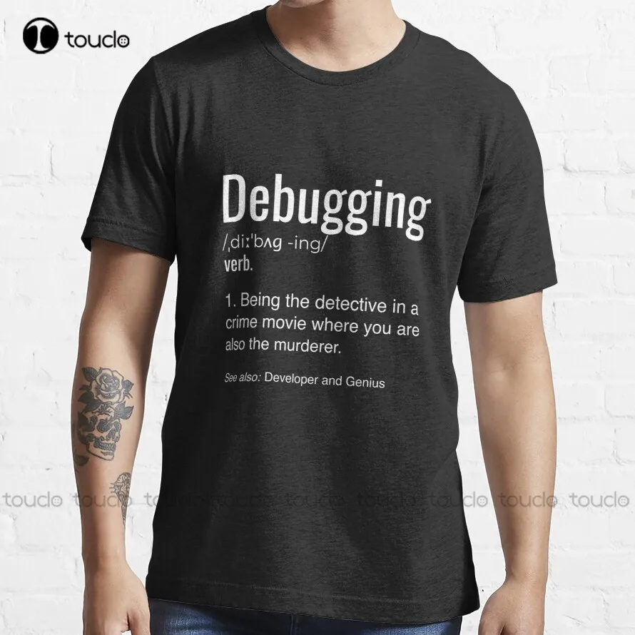 

Debugging Definition T-shirt Programmers' Coding Gift Tee T-Shirt pirate shirt Custom aldult Teen unisex digital printing xs-5xl