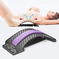 back massager stretcher equipment massageador magic support stretch fitness relaxation spine pain lumbar relief back stretcher