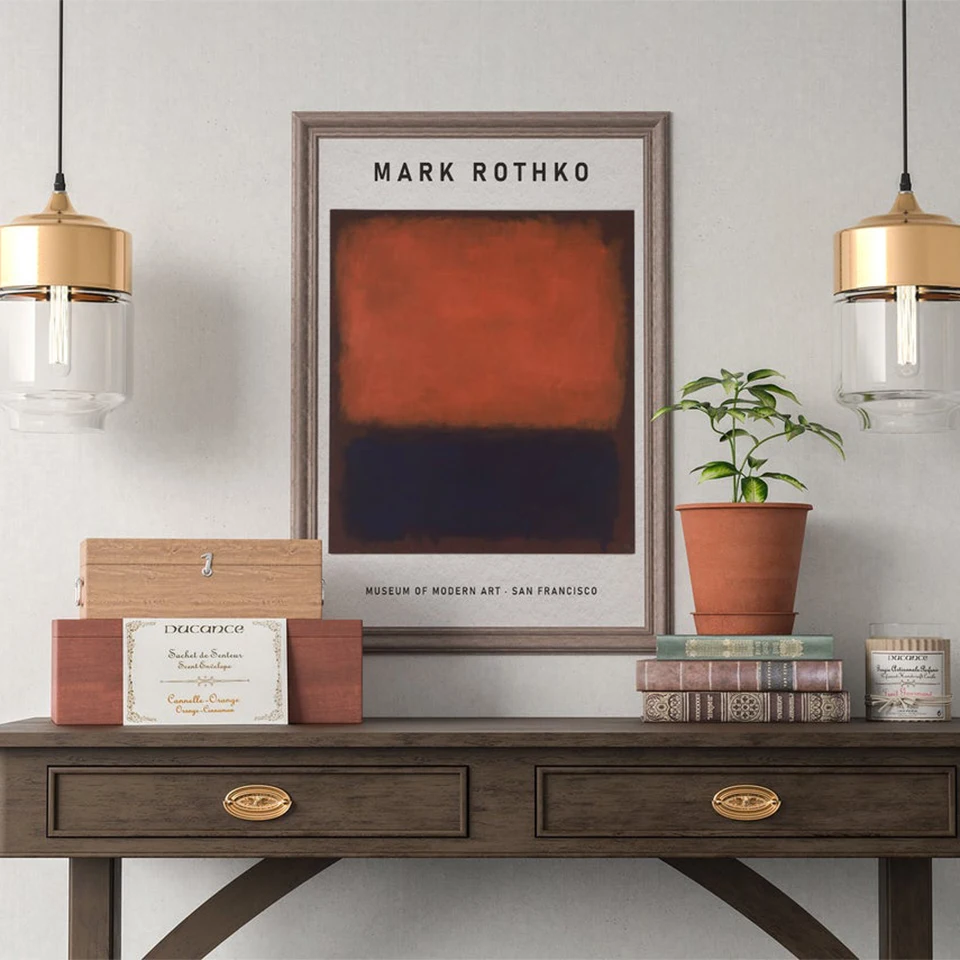 Картины на холсте настенные картины Постер Марка Ротко абстрактные домашний