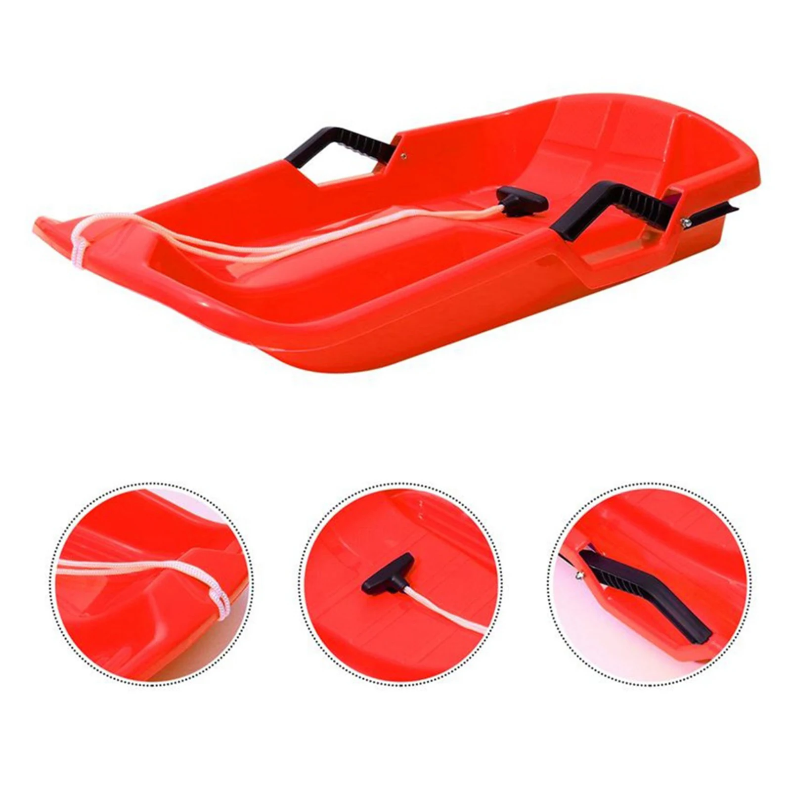 

Durable Snow Sled Sled Toboggan Sledge Boat Board Speeder Flying Sleigh Gift