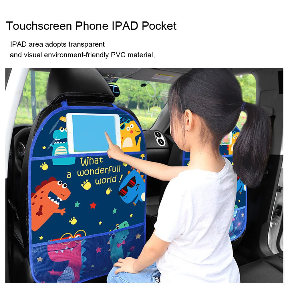 1 шт. мультяшный защитный чехол на спинку сиденья автомобиля для детей Детский