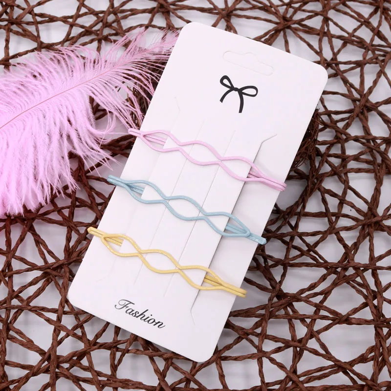 

Various Styles Design 50pcs 6.5x12.5cm Hairpin DIY Handmade Jewelry Display Card Fashion Hair Clip Card