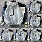 Толстовки унисекс, свитшоты, белый мраморный свитшот с надписью, женская зимняя теплая уличная одежда, пуловеры, Толстая Толстовка