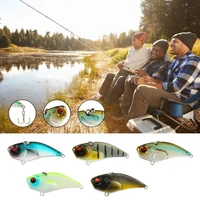 60mm 9g abs fishing lure vivid 3d eyes fake lure with bicyclic rings for fishing