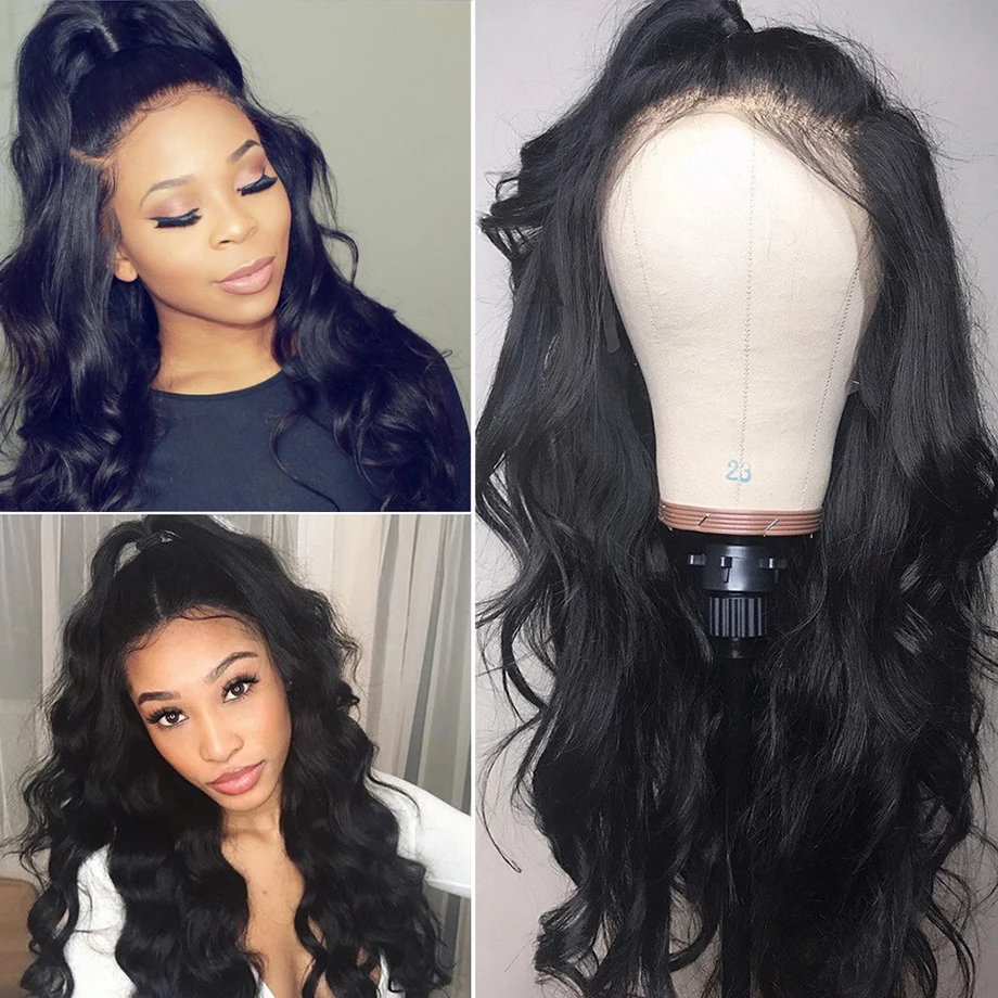 Парик на сетке спереди и 360 парики из человеческих волос для чернокожих женщин