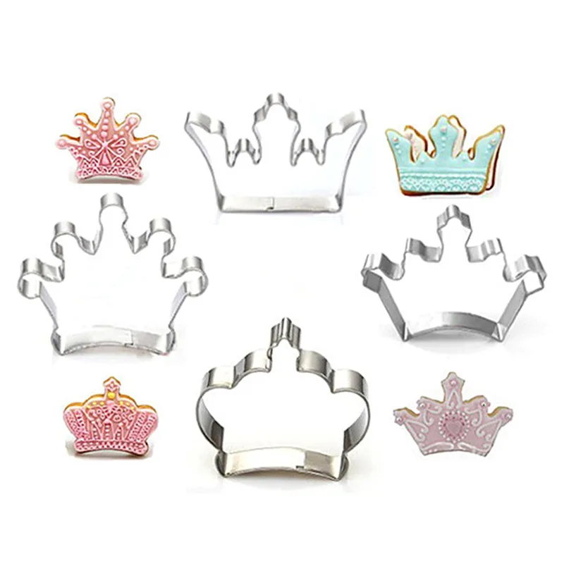 Набор для глазировки с Королевской короной штемпель резак печенья кухонные