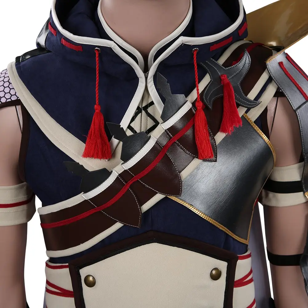 

Monster Hunter Rise Cosplay Men Hunter Uniform Suit Costume Outfits Halloween Carnival Suit