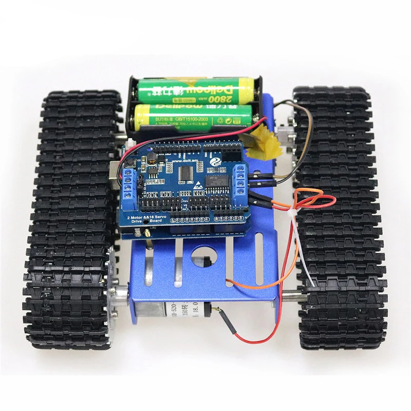 Комплект шасси робота-автомобиля ESPduino Control 2WD T100 2-ходовой двигатель и 16-ходовой