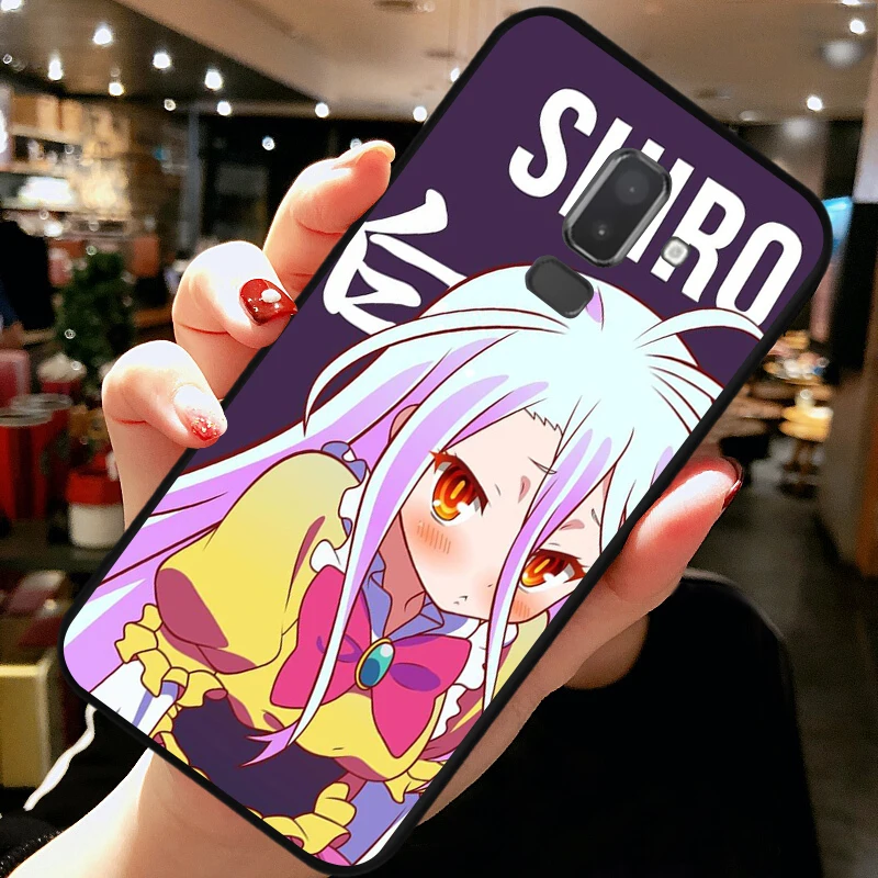 Мягкий чехол No Game Life Anime для Samsung Galaxy J8 J7 Duo J6 J4 Plus Prime 2018 ТПУ силикон |