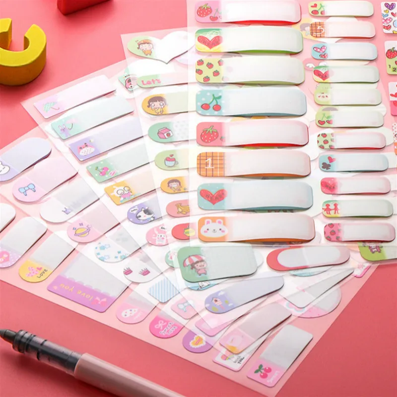 

5 Sheet/pack Name Sticker Kawaii Stationery Handwriting Self Adhesive Label Write Name Sticker Child Cute Stationary Sticker
