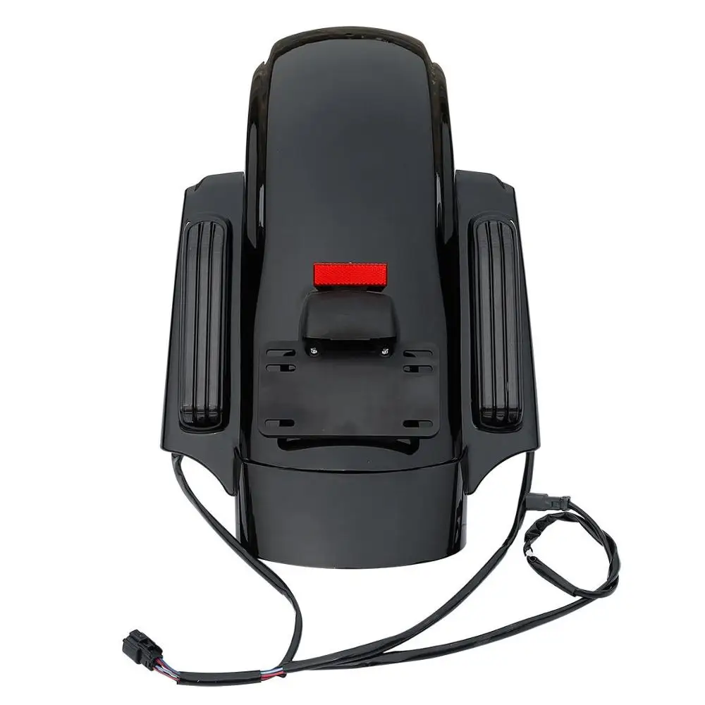 Smoke Светодиодный заднее крыло для мотоцикла CVO для Harley Touring Road Electra Glide FLHR FLHTCU FLHX FLTRX Ultra Limited 14-19 - Цвет: Smoke
