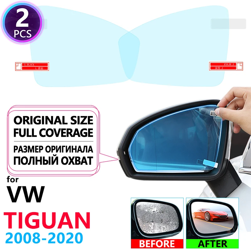 

Full Cover Anti Fog Rainproof Film Rearview Mirror Films for Volkswagen VW Tiguan MK1 MK2 2008~2020 Car Sticker Car Accessories