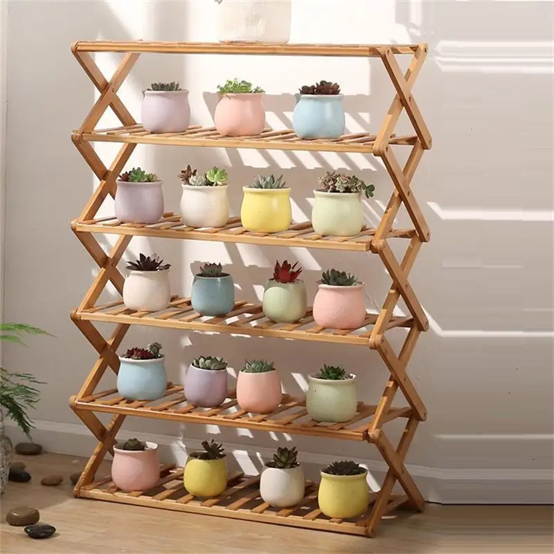 Деревянный балкон Soporte Plantas внутренний комнатный горшок Estante Para Flores настольная