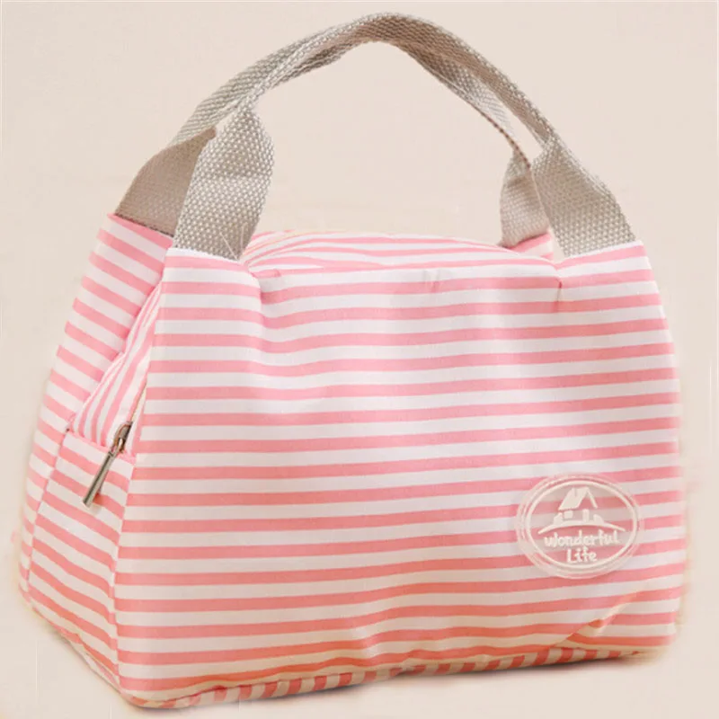 

Fashion Portable Insulated Oxford Cloth Lunch Bag Thermal Food Picnic Lunch Bags For Women Kids Men Print Lunch Box Bag Tote