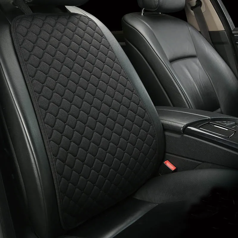 1 black backrest Автомобильная спинка автомобильный протектор подушки сиденья коврик для авто передний автомобиль Стайлинг автокресло чехол - Название цвета: 1 black backrest
