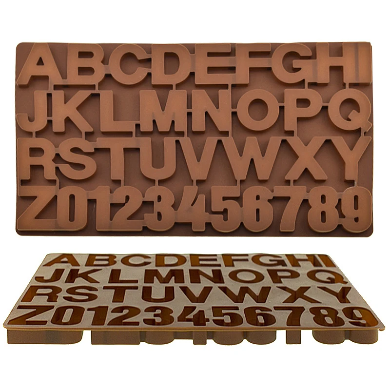 

Silicone Cake Molds Figure Dessert Number English Letters Fandant Chocolate Mould Mousse Silicone Bakeware Cake Decorating Tools
