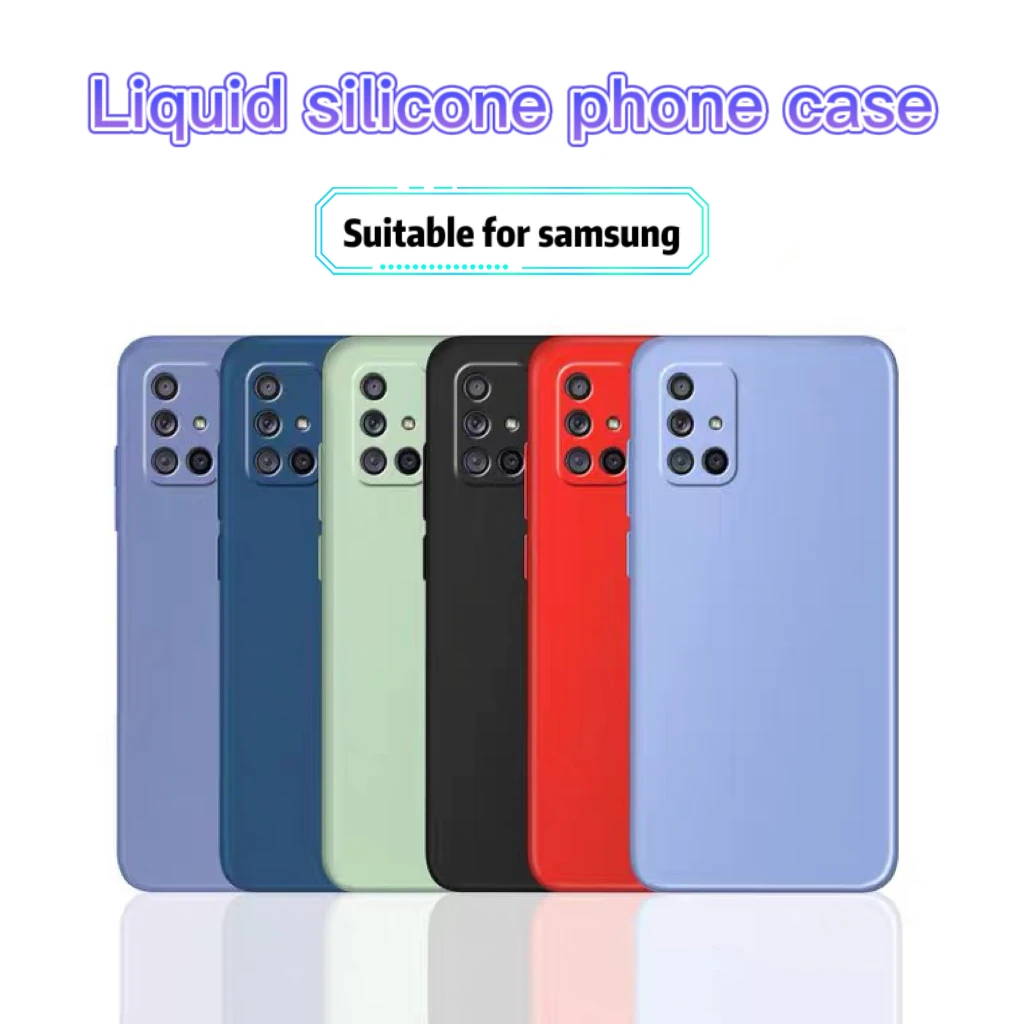 Цветной силиконовый чехол для Samsung Glaxy S20 S21FE J1 ace A01 Core A22 A82 A03S A02 A52 A42 A72 A32 S30 S21 plus Ultra