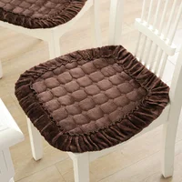 New Fashine Brushed Chair Cushion For Winter Home Dining Anti-Slip Chair Cussion Modern Grid Pattern 3 Types Seat Mat Car Pad