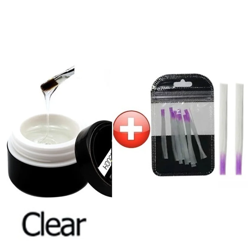 Набор для дизайна ногтей из акрилового стекловолокна УФ Гель лак наращивания