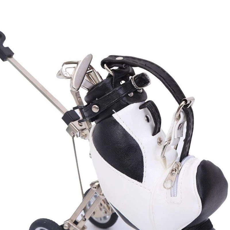 Мини Настольные сувениры гольф набор с 3 ручками в форме клюшек для гольфа