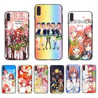 anime comic 5 toubun no hanayome phone case funda for iphone 12 13 mini 11 pro xs max shell x xr 10 6 7 8 6s plus se hard cover