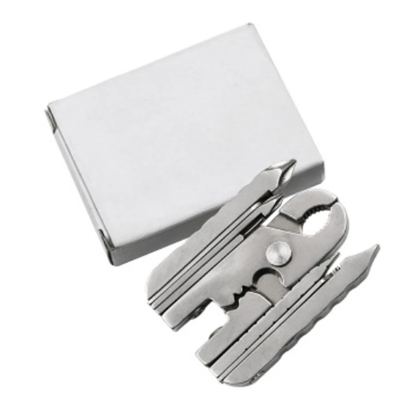 

Multi Function Folding Knife Pliers Key Chain Screwdriver Outdoor Small Tools Portable Stainless Steel