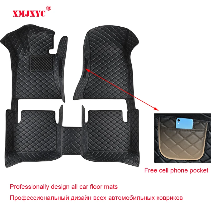 

Durable Leather Car Floor Mat for HONDA Accord City CRZ Elysion Pilot Civic Sport Touring CRV Fit Jade Car Accessories
