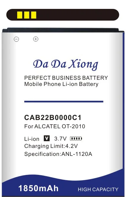 1850mAh CAB22B0000C1 CAB3010010C1 Аккумулятор для ALCATEL One Touch Женская фотография 665X 1010D 1030D 2012D |