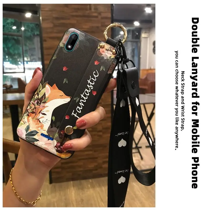 Ремешок чехол для телефона WIKO Y60 Flower Series Delicate Painted TPU силиконовый противоударный