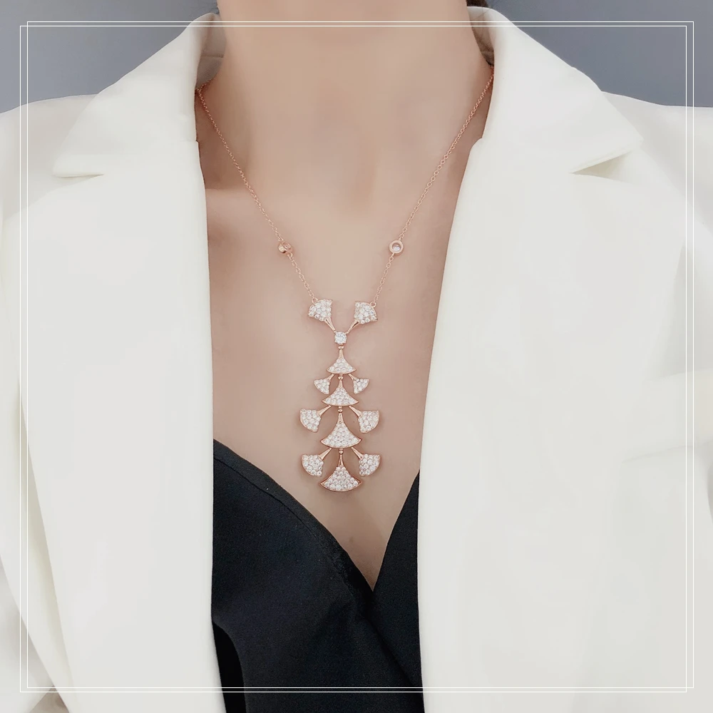 2021 модное Трендовое простое атмосферное женское ожерелье для танвечерние