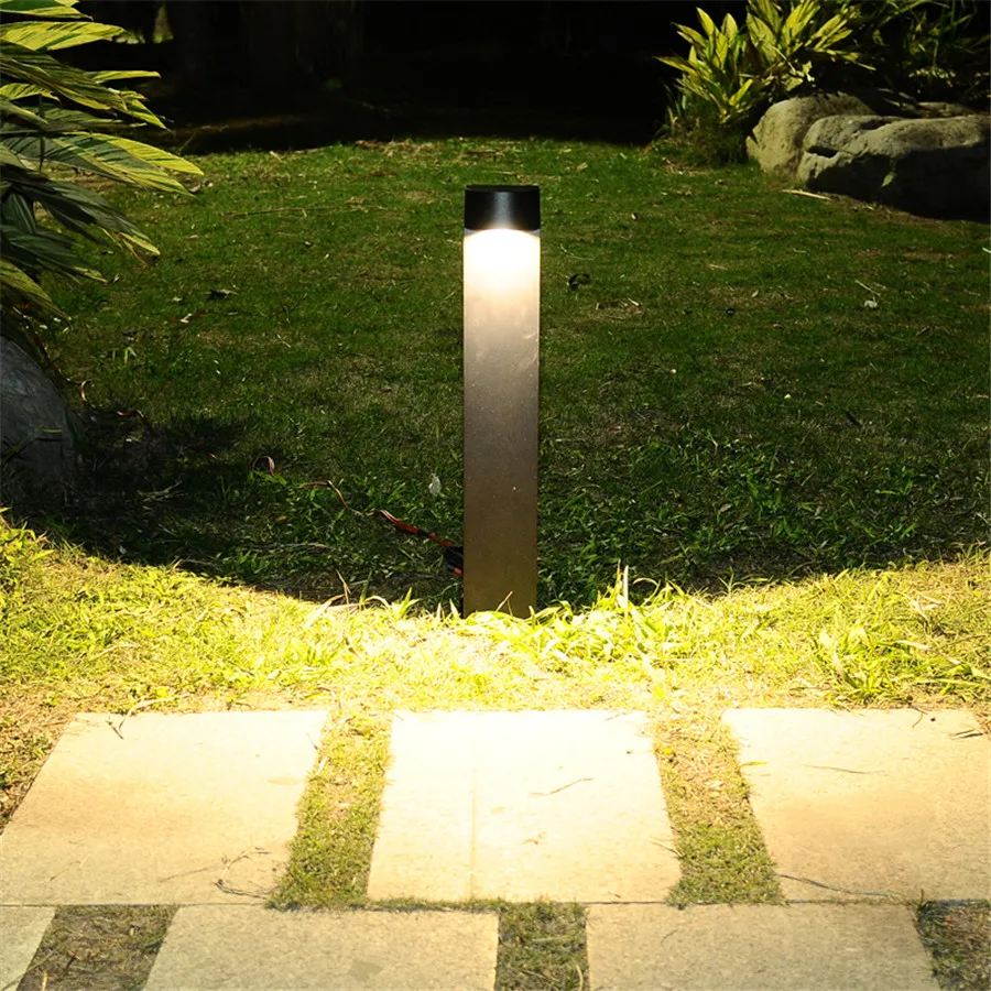 

60CM Modern Simple Outdoor Waterproof Garden Lawn Light LED Aluminum Bollard Light Villa Courtyard Pathway Landscape Column Lamp