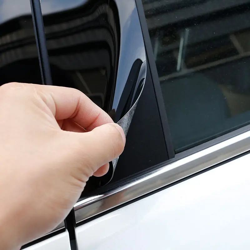 Автомобильное окно из поликарбоната черное зеркало B защитная наклейка отделка