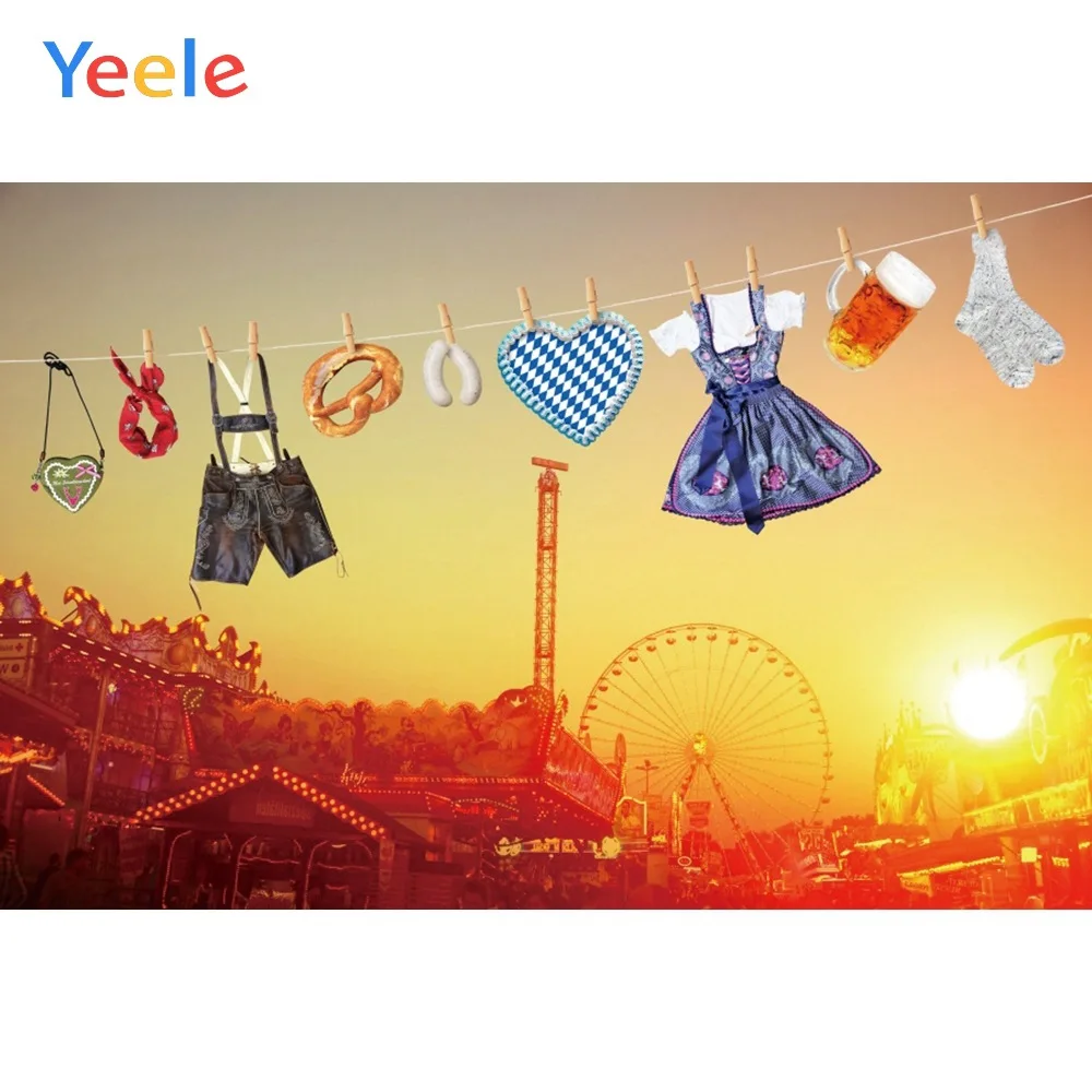 Yeele Октоберфест семья друг Вечеринка карнавал пиво фотография фон