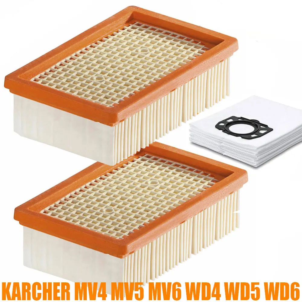 Фильтр KARCHER для KARCHER MV4 MV5 MV6 WD4 WD5 WD6 влажный и сухой пылесос Запасные части#2,863-005,0 hepa фильтры пылесборник