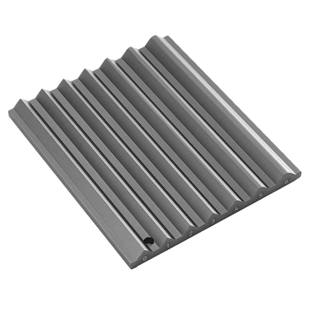 

Aluminium Leathercraft Edge Skiving Beveling Cutting Sharpening Stone DIY Tool - 100mm x 86mm