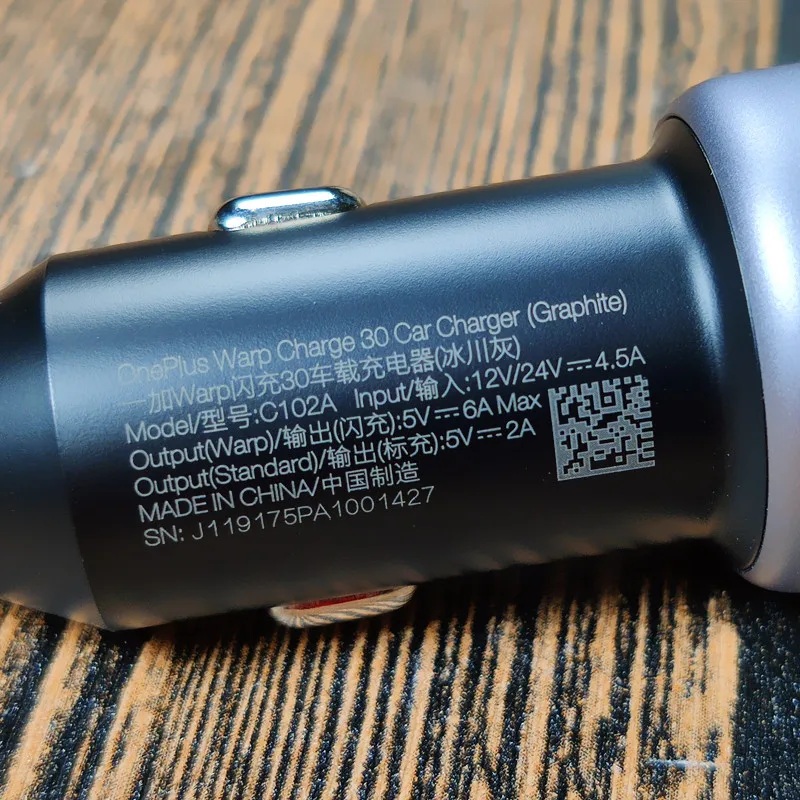 original oneplus warp charger 30w car charger eu uk input 12v 24v 4 5a output 5v 6a max for oneplus 7 7 pro 7t 7t pro free global shipping