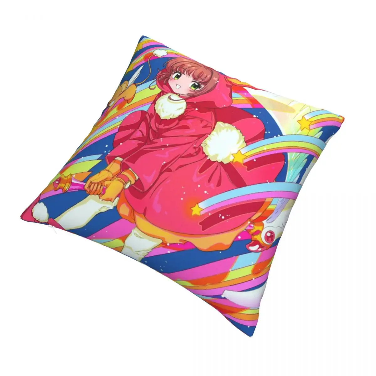 Cardcapt Sakura Rainbow Dream наволочка для подушки украшения Аниме Манга двухсторонняя
