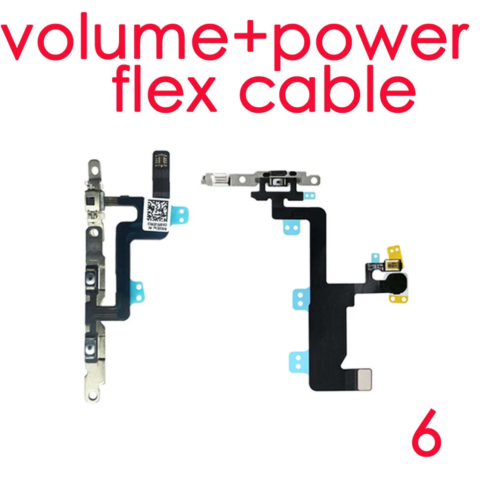 

Power On Off And Volume Button Up Down Silent Switch Flex Cable For iPhone 6