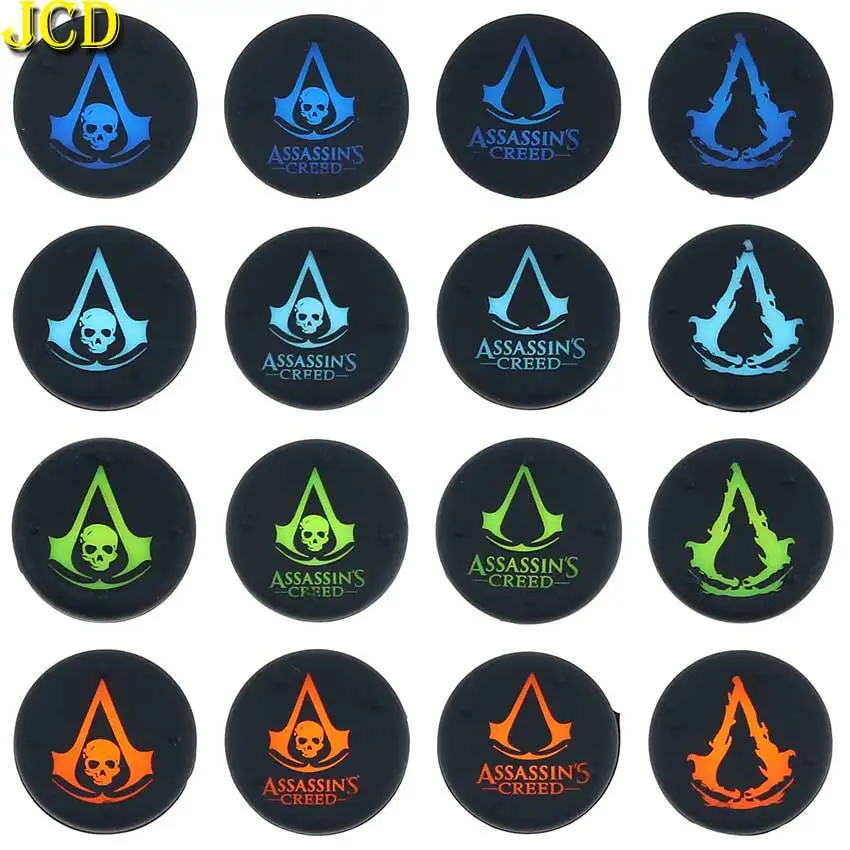 JCD 2PCS Thumb Stick Grips Cover For PS4 Pro Slim Silicone Analog Joystick Cap Cases Xbox one 360 PS3 Accessories | Электроника