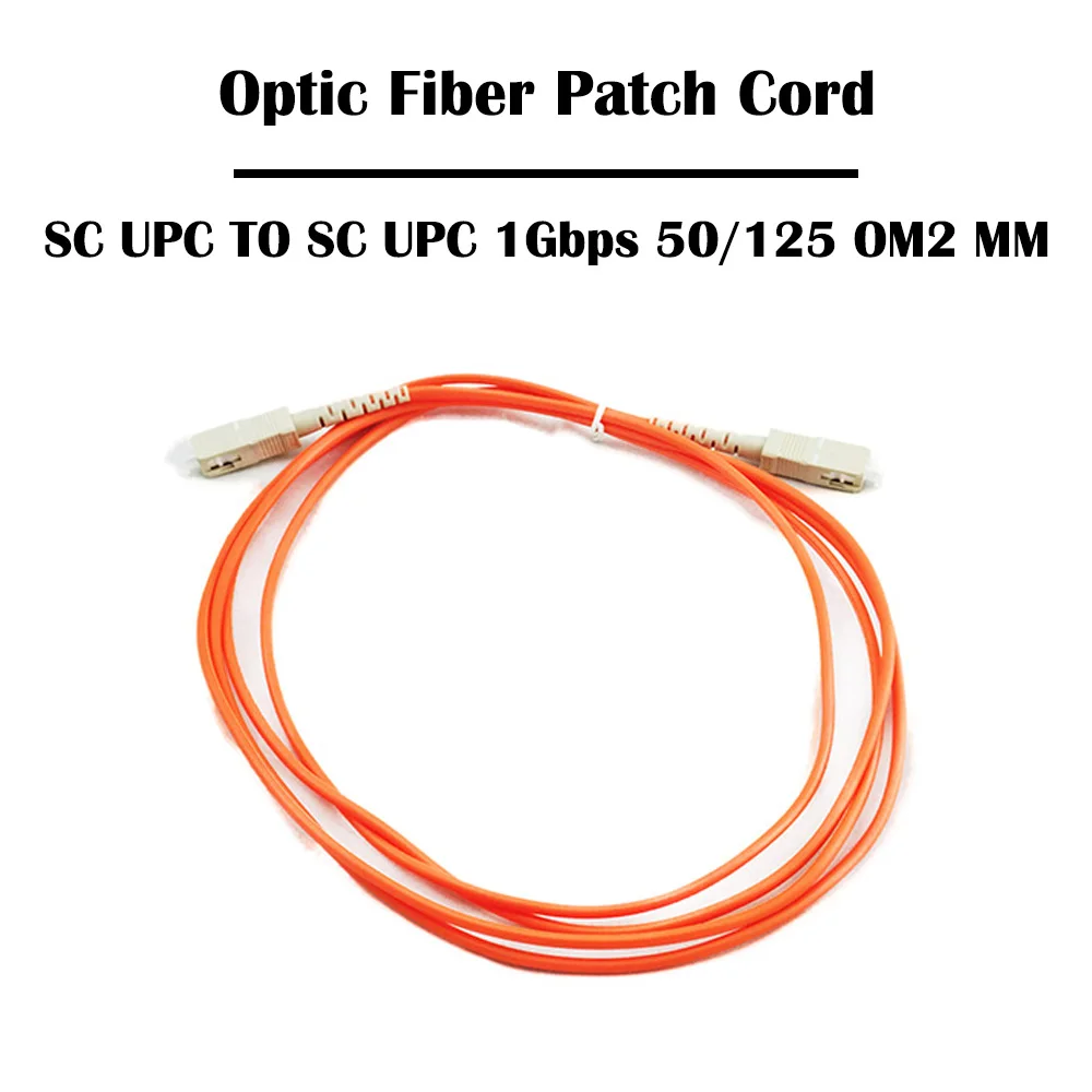 5 шт./лот 2 0 метров SC в UPC/APC SM одномодовый волоконный патч-корд 1 Гбит/с OM2/OM1