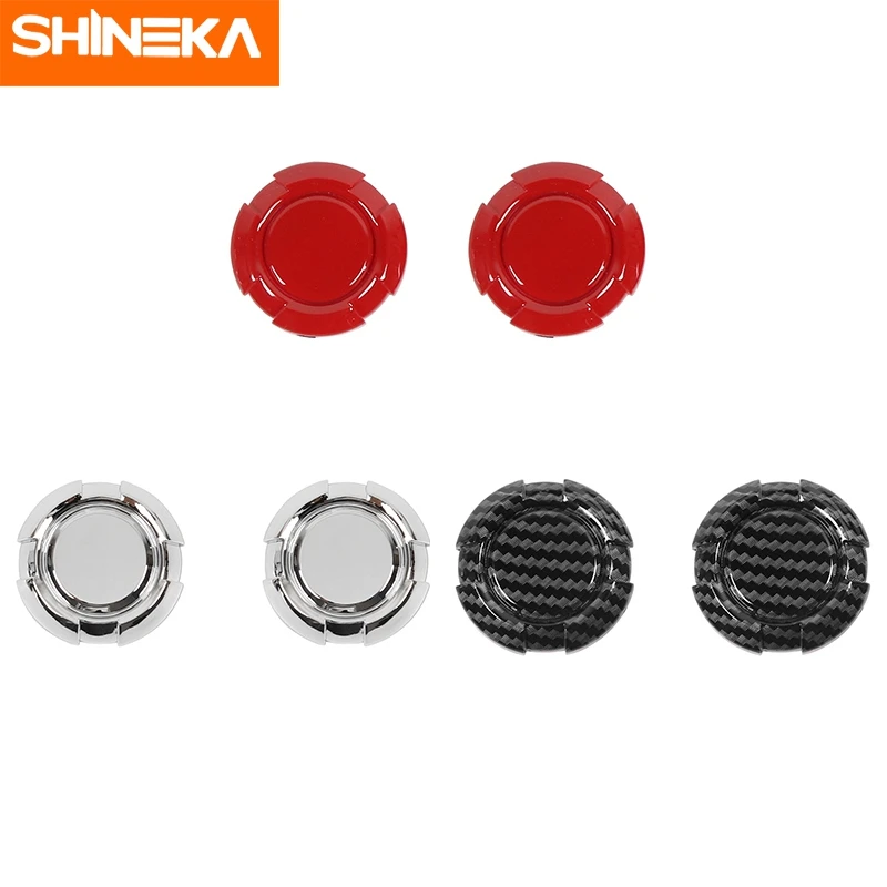 

SHINEKA Exterior Accessories For Suzuki Jimny 2019+ Car Door Key Jack Decoration Cover Protect Stickers For Suzuki Jimny 2019 Up