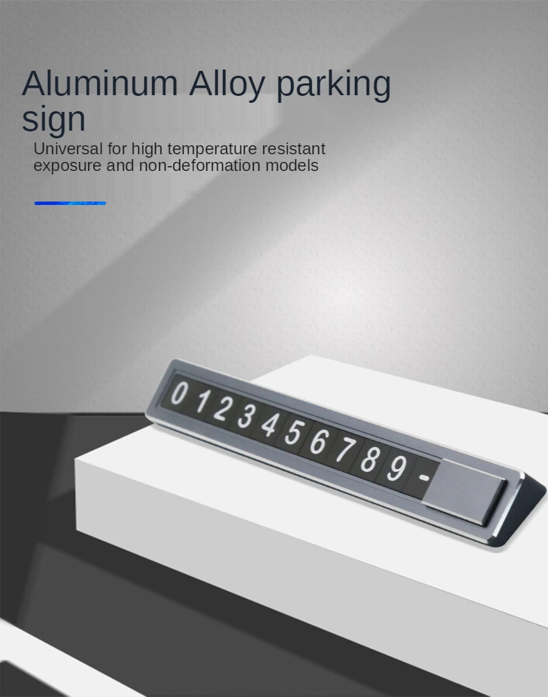 

Car Temporary Stop Sign Temporary Car Parking Card Telephone Number Car Parking Card Stop Phone Number Card Plate Hidden Switch