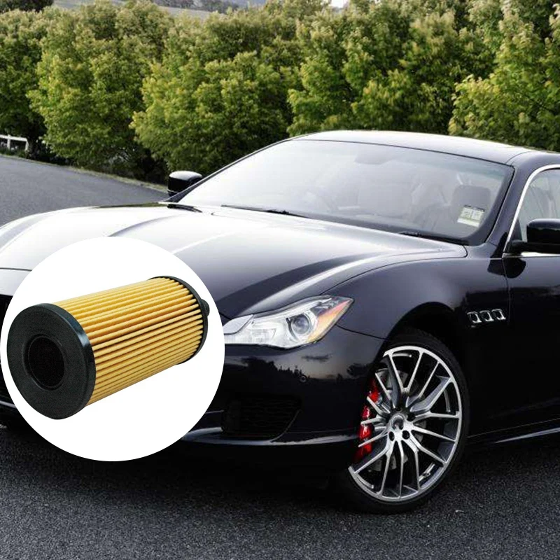 

1 Pcs Oil Filter Cartridge Insert & 1 Pcs Air Filter 670004604 for Maserati