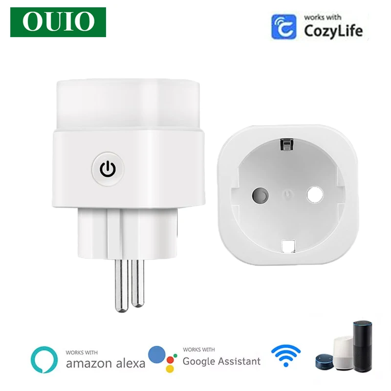 

Смарт-розетка, 16 А, голосовое управление, поддержка Alexa Google Assistant